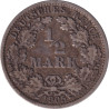 Germany - 1/2 mark - Guillaume II -  1905 F - No680