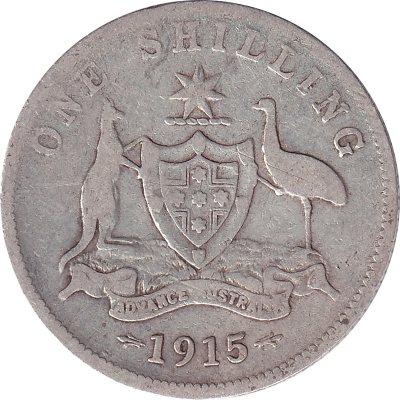 Australia - 1 shilling - George V - 1915 - No884
