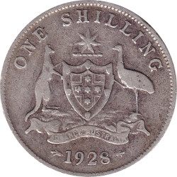 Australia - 1 shilling - George V - 1928 - No887