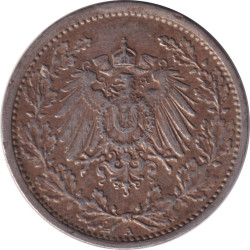 Germany - 1/2 mark - Guillaume II - 1917 A - No681