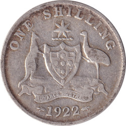 Australia - 1 shilling - George V - 1922 - No883