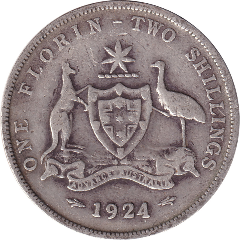 Australia - 1 florin - George V - 1924 - No914
