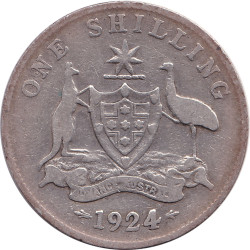 Australia - 1 shilling - George V - 1924 - No917