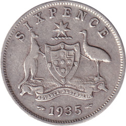 Australia - 6 pence -...