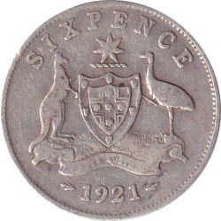 Australia - 6 pence -...