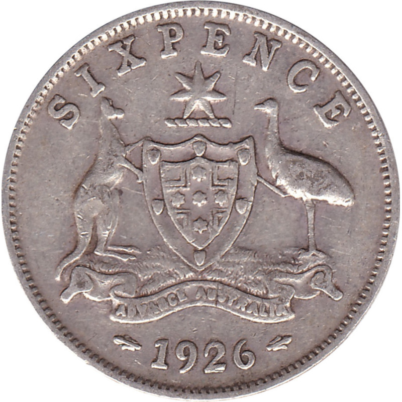 Australia - 6 pence - George V - 1926 - No935