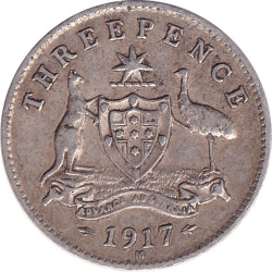 Australia - 3 pence -...