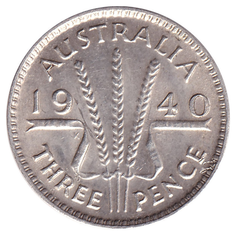 Australia - 3 pence - George VI - 1940 - No939