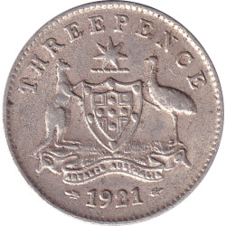 Australia - 3 pence -...