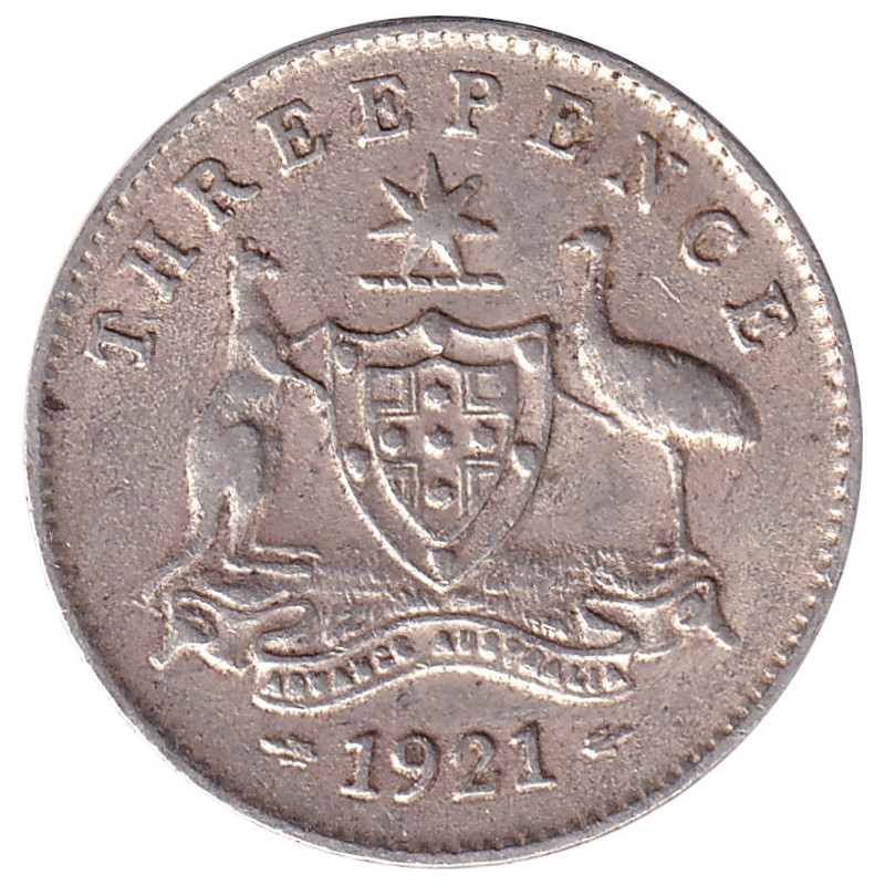 Australia - 3 pence - George V - 1921 - No941