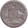 Australia - 3 pence - George V - 1934 - No950
