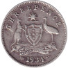 Australia - 3 pence - George V - 1934 - No944