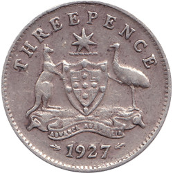 Australia - 3 pence -...
