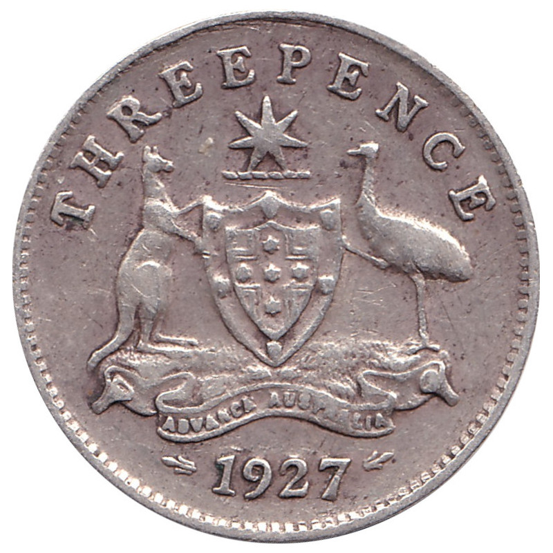 Australia - 3 pence - George V - 1927 - No952