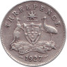 Australia - 3 pence - George V - 1927 - No952