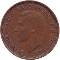 Australia - 1/2 penny - George VI - Kangourou - 1947 - No960