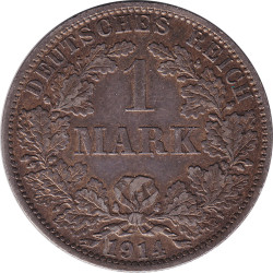 Germany - 1 mark - Guillaume II -  1914 A - No817