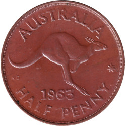Australia - 1/2 penny - Elizabeth II - 1963 - No962