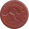 Australia - 1/2 penny - Elizabeth II - 1963 - No962