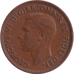 Australia - 1/2 penny - George VI - Kangourou - 1951 PL - No965