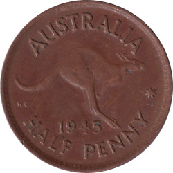 Australia - 1/2 penny -...