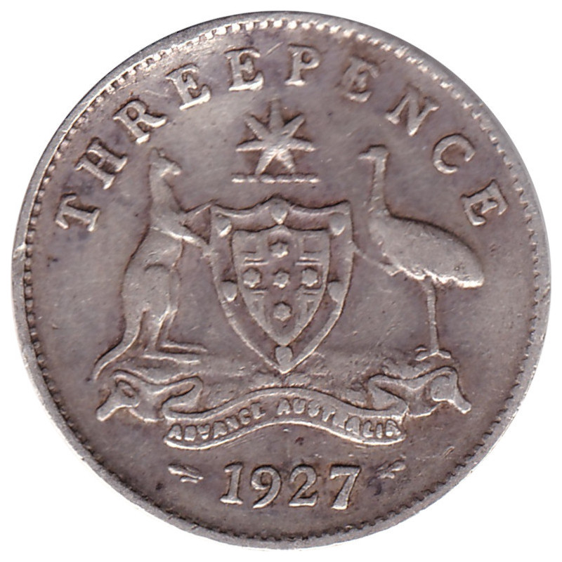 Australia - 3 pence - George V - 1927 - No980