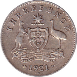 Australia - 3 pence -...