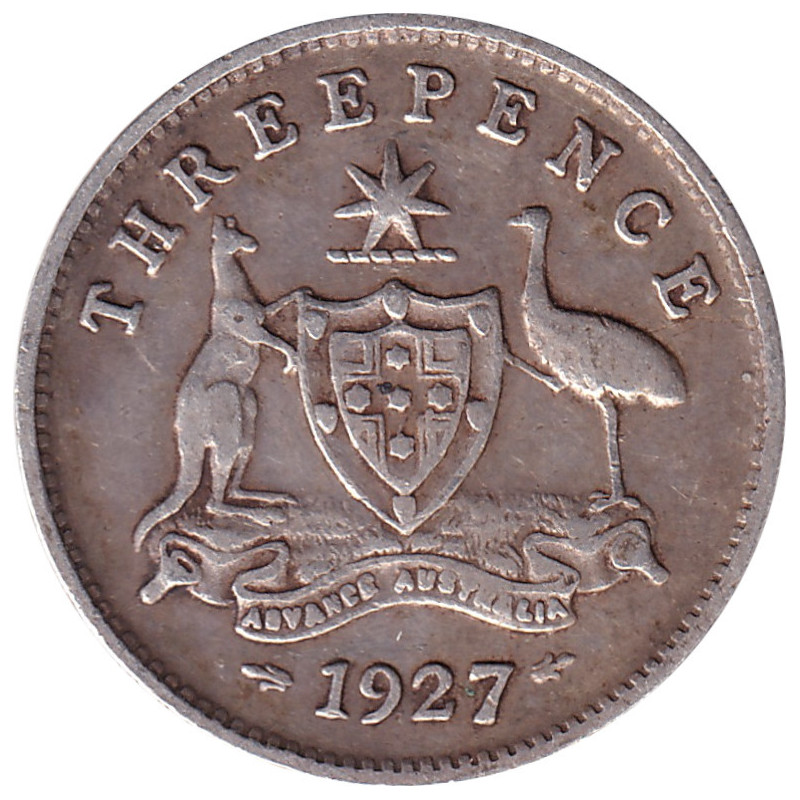 Australia - 3 pence - George V - 1927 - No986