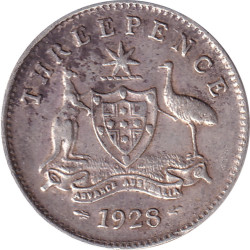 Australia - 3 pence -...