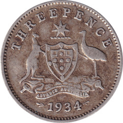 Australia - 3 pence -...