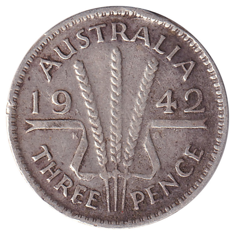 Australia - 3 pence - George VI - 1942 - No993