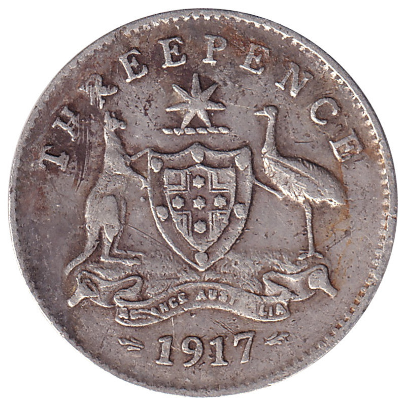 Australia - 3 pence - George V - 1917 M - No994
