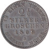 German States - 2 1/2 groschen - Guillaume I - 1869 A - No188