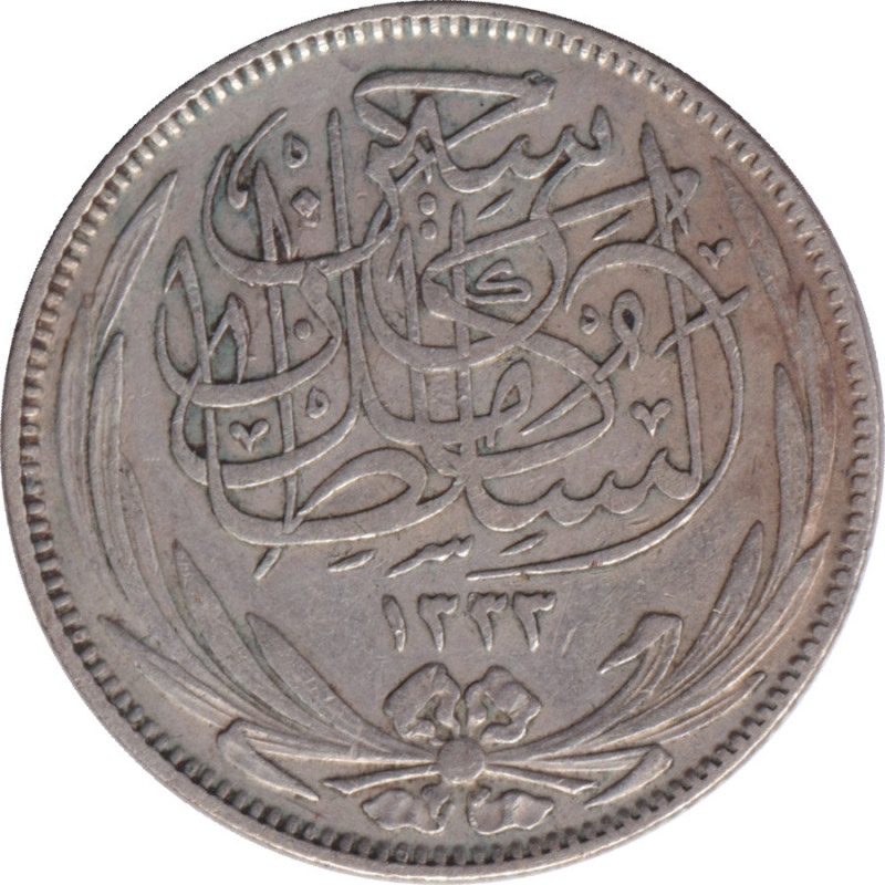 Egypt - 2 piastres - Hussein Kamil - 1917 - ١٣٣٥ (1917) H - No209