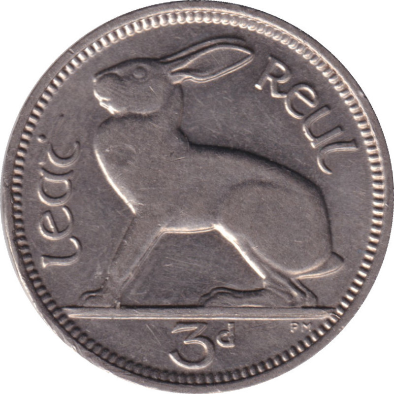 Ireland - 3 pence - SAORSTAT EIREANN - 1928 - No226