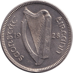 Ireland - 3 pence - SAORSTAT EIREANN - 1928 - No226