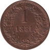 Austria - 1 kreuzer - Franz Jospeh I - 1881 - No237