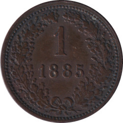 Austria - 1 kreuzer - Franz Jospeh I - 1885 - No241