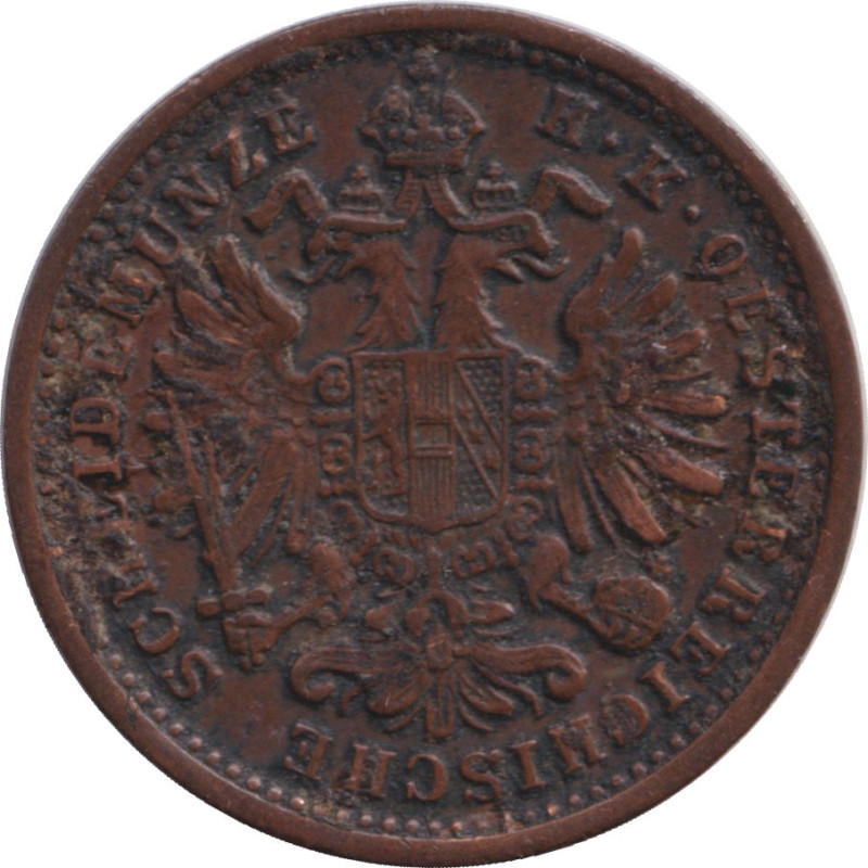 Austria - 1 kreuzer - Franz Jospeh I - 1891 - No243