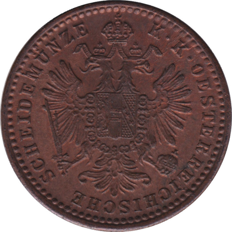 Austria - 1 kreuzer - Franz Jospeh I - 1861 A - No244