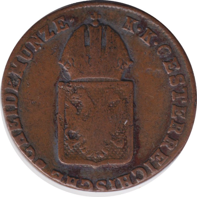 Austria - 1/2 kreuzer - Franz II - Shield - 1816 A - No246