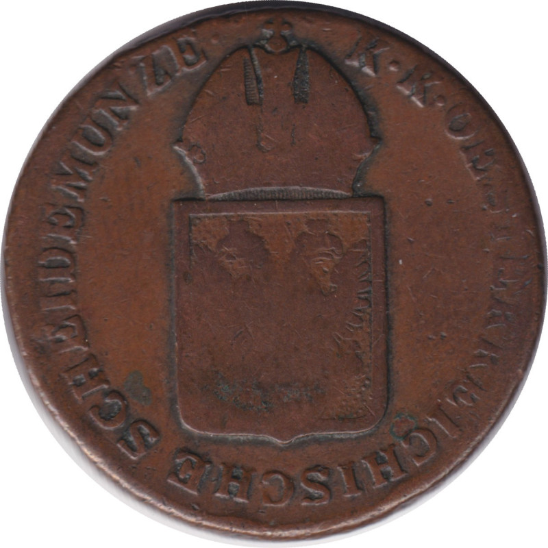 Austria - 1 kreuzer - Franz II - Shield - 1816 S - No248