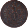 Austria - 1 kreuzer - Franz II - Double-headed Eagle - 1800 S - No249