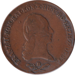 Austria - 6 kreuzer - Franz II - Copper - 1800 B - No253