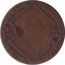 Austria - 15 kreuzer - Franz II - 1807 A - No254