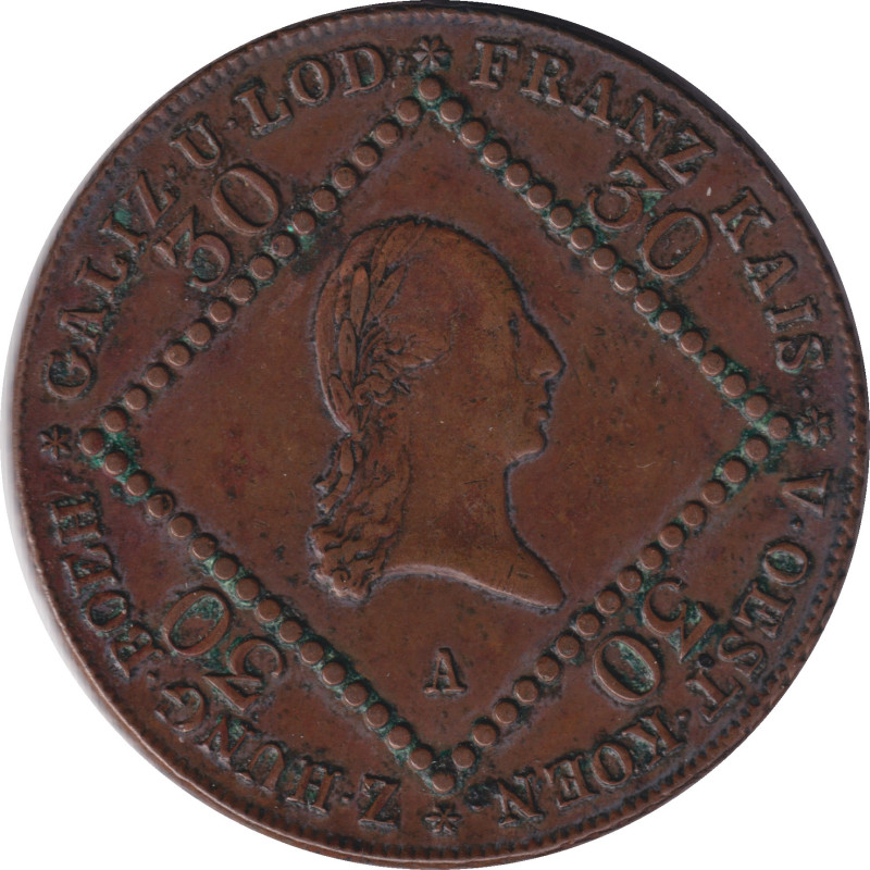 Austria - 30 kreuzer - Franz II - 1807 A - No257