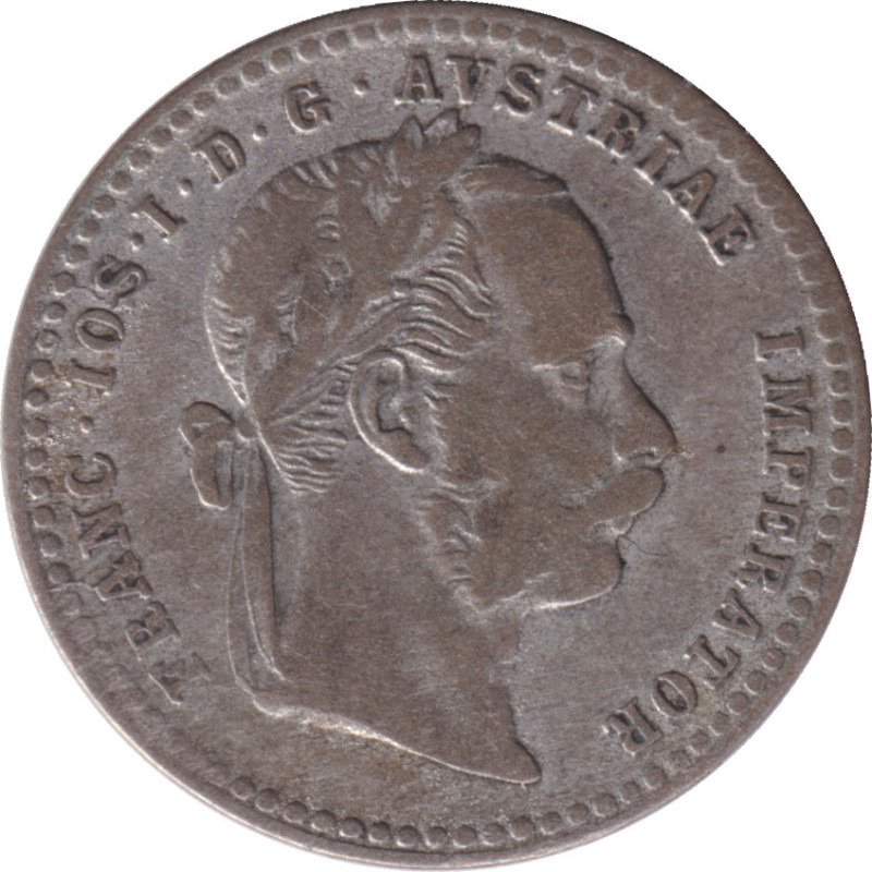 Austria - 10 kreuzer - Franz Jospeh I - Mature head - 1872 - No265