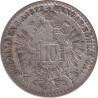 Austria - 10 kreuzer - Franz Jospeh I - Mature head - 1872 - No265
