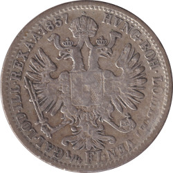 Autriche - 1/4 florin - 1857 V - No267