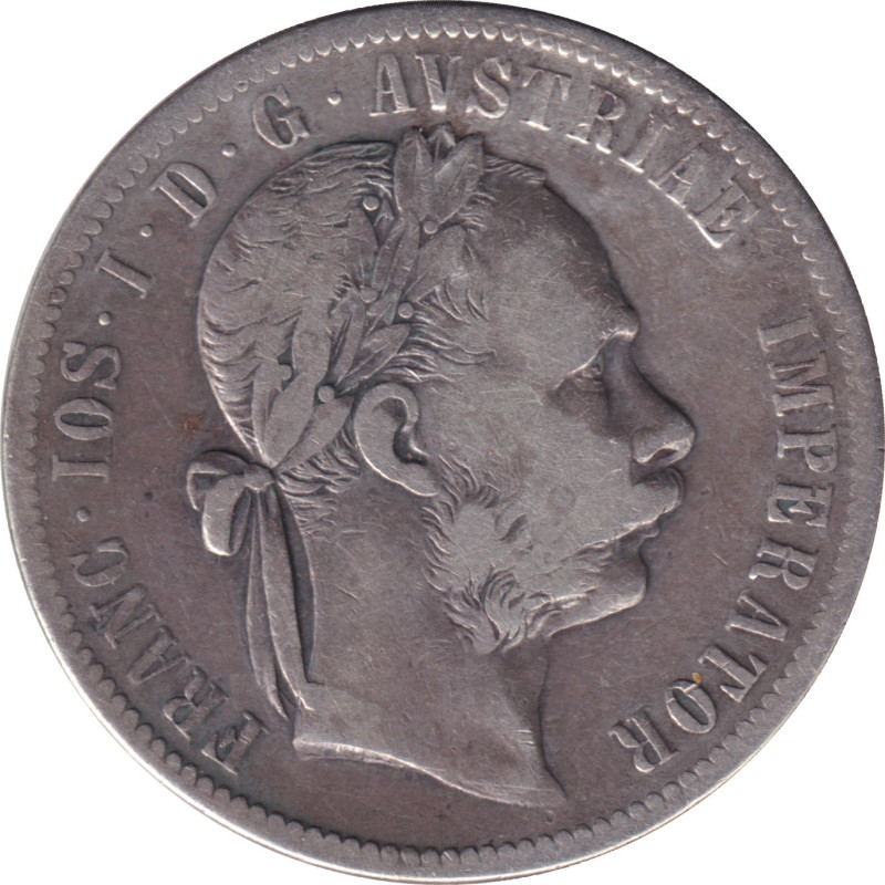 Austria - 1 florin - Franz Jospeh I - Fourth head - 1877 A - No270